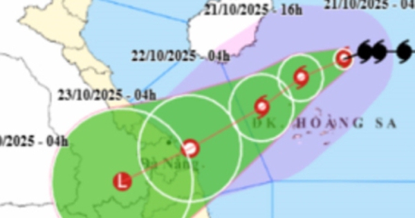 Tin bão Fengshen mới nhất: Giật cấp 12, cách đặc khu Hoàng Sa 200km
