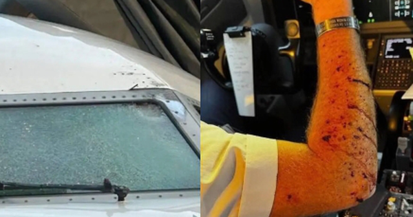 "Mảnh vỡ vũ trụ" đâm vào buồng lái máy bay ở độ cao 11.000m