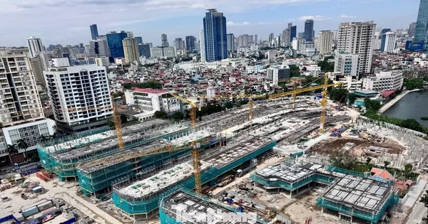 Cận cảnh công trường nghìn tỷ trên khu "đất vàng" Giảng Võ