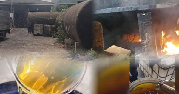 Về thủ phủ công khai dựng xưởng, nổi lửa ‘nấu’ dầu diesel bằng nhớt thải