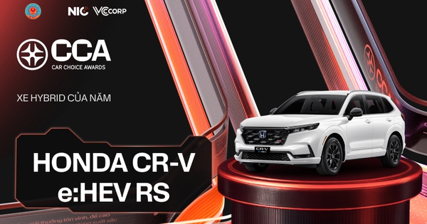 Vượt các xe của Toyota, BYD, Honda CR-V e:HEV RS thắng cách biệt giải ‘Xe hybrid của năm’