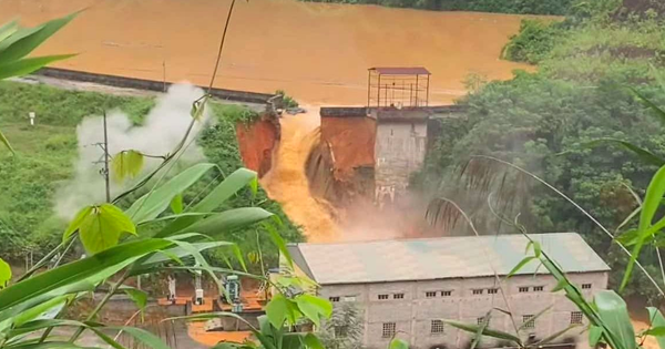 Vỡ đập thủy điện Bắc Khê 1 ở Lạng Sơn