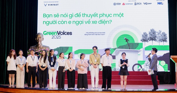 Lan tỏa tiếng nói xanh cùng Green Voices tại điểm trường Học viện Ngân hàng