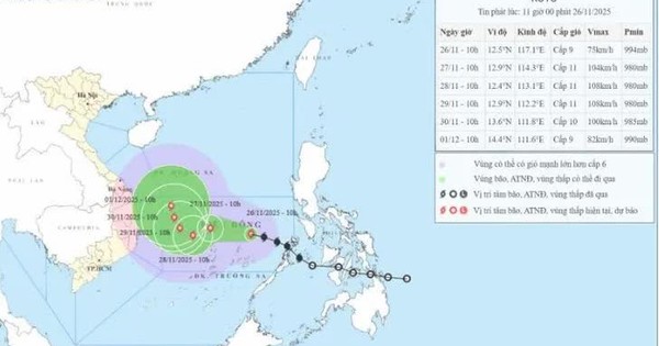 Bão số 15 đổi hướng, tăng cấp với 3 kịch bản xảy ra
