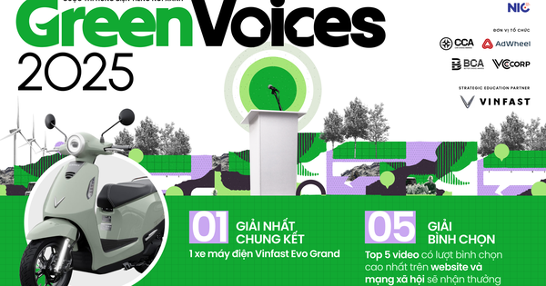 Chung kết Green Voices 2025 treo thưởng lớn: Quán quân Đại học Hà Nội tuyên bố “hãy coi chừng” khi nhắm tới chiếc VinFast Evo Grand Lite dành cho ngôi vị cao nhất