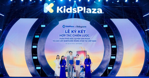 KidsPlaza bắt tay thương hiệu hàng đầu Trung Quốc Babycare ra mắt tã cao cấp