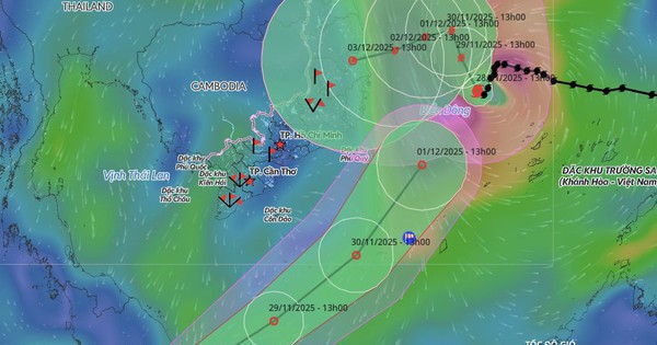 Xuất hiện áp thấp nhiệt đới giật cấp 9 hướng vào Nam Biển Đông, bão số 15 luẩn quẩn đổi hướng
