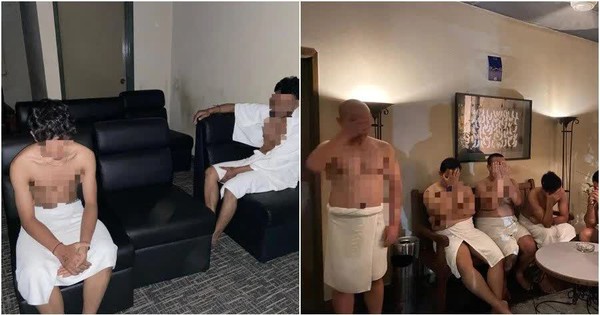 Đột kích cơ sở mát-xa đồng tính, bắt giữ 201 người gồm bác sĩ, giáo viên, sĩ quan