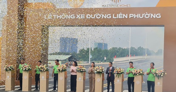 TP HCM chính thức thông xe đường Liên Phường, giảm áp lực nút giao An Phú lớn nhất TP.HCM