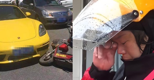 Shipper tông hỏng xe Porsche, bật khóc giữa đường nhưng chủ xe không bắt đền, còn đòi chi trả viện phí: Nhờ 1 câu nói!