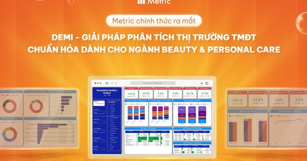 Metric ra mắt DEMI - Giải pháp phân tích thị trường TMĐT cho ngành Beauty & Personal Care