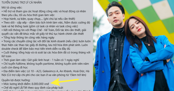 “Tuyển trợ lý cá nhân cho KOL nổi tiếng lương 8 triệu/tháng thấp hơn cả giúp việc”: Tranh cãi nảy lửa, phía người tuyển dụng nói gì?
