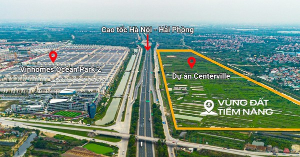 Toàn cảnh khu vực sẽ xây khu đô thị 17.000 tỷ đồng, nằm giữa 3 siêu dự án tỷ USD của Ecopark và Vinhomes