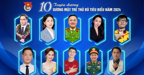 Chân dung 10 Gương mặt trẻ Thủ đô tiêu biểu năm 2024