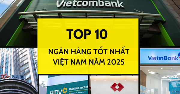 10 ngân hàng tốt nhất Việt Nam năm 2025: Techcombank vượt Vietinbank và VPBank vượt Agribank
