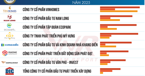 10 chủ đầu tư bất động sản uy tín năm 2025: Top 1 không thay đổi, Hà Đô và An Gia bị loại