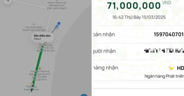 Diễn biến mới nhất vụ đi xe ôm hết 71 nghìn chuyển nhầm 71 triệu đồng