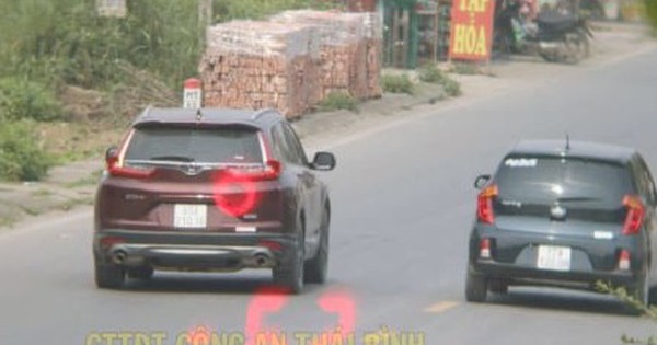 Danh sách ô tô chạy quá tốc độ bị phạt nguội ở Thái Bình