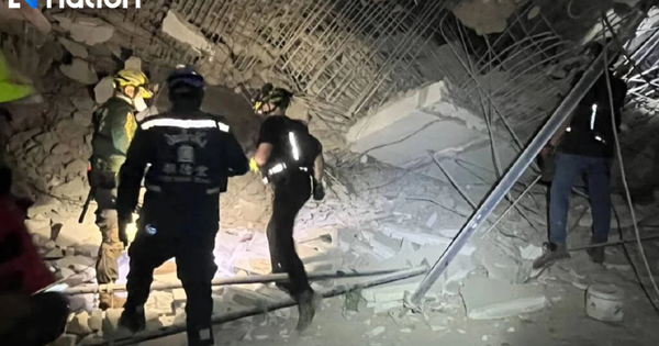 Đã tiếp cận được tầng hầm tòa nhà bị sập do động đất ở Bangkok: Đếm ngược 72 tiếng "giờ vàng" sắp hết hạn