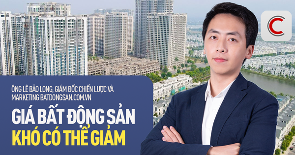 Giám đốc Chiến lược và Marketing của Batdongsan.com: Thị trường bất động sản đã qua chu kỳ “bĩ cực”, giá khó giảm