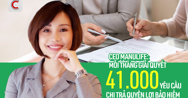 CEO Tina Nguyễn: Manulife xử lý 41.000 yêu cầu chi trả quyền lợi bảo hiểm mỗi tháng
