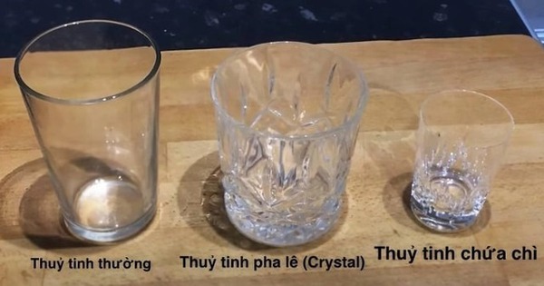 Cốc thủy tinh chứa chì là "kẻ thù" của sức khỏe, đọc mẹo phân biệt này để tránh "bệnh vào từ miệng"