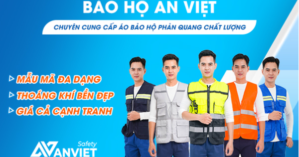 4 mẫu áo bảo hộ phản quang chất lượng tăng cường khả năng nhận diện