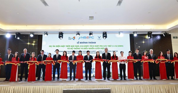 VinFast Energy và Điện Nghi Sơn 2 vận hành hệ thống điện mặt trời tích hợp pin lưu trữ năng lượng