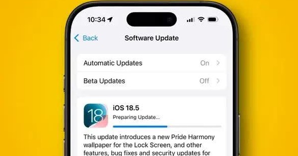 Cập nhật ngay iOS 18.5 để sửa lỗi bảo mật trên điện thoại