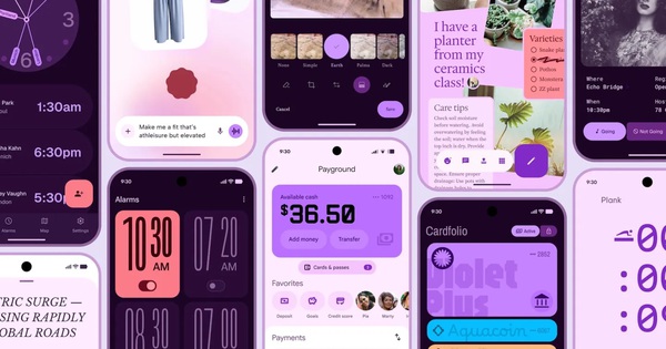 Google để lộ thiết kế Android hoàn toàn mới trước giờ G
