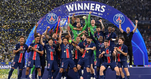 Nhấn chìm Inter trong “cơn bão bàn thắng”, PSG vô địch Champions League với siêu kỷ lục