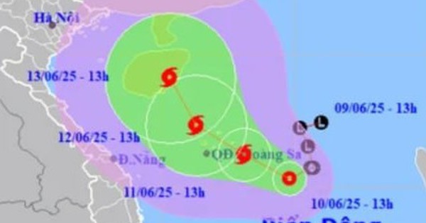 Dự báo ngày mai Biển Đông đón cơn bão đầu tiên trong năm 2025