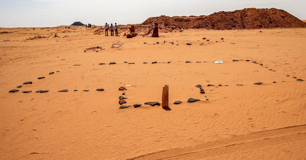 Tìm thấy kho báu dưới cát