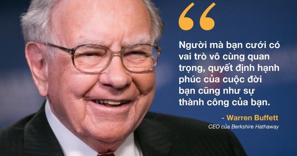 Nhà đầu tư lão luyện nhất thế giới đúc kết: Chọn đúng bạn đời chính là ‘thương vụ sống - còn’ – 9 SAI LẦM nặng nề sẽ phải chuốc trái đắng