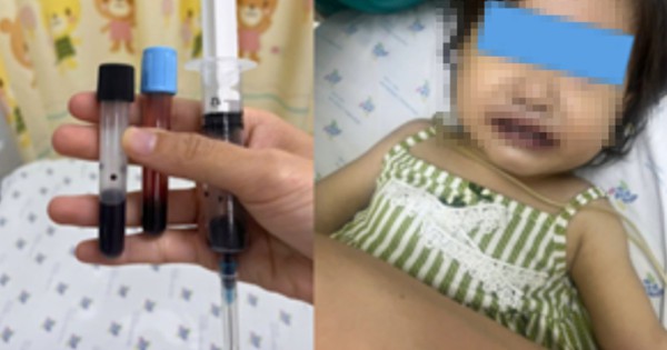 1 giờ sau khi ăn canh nấu bằng nước giếng, bé gái tím tái toàn thân, máu chuyển thành màu đen