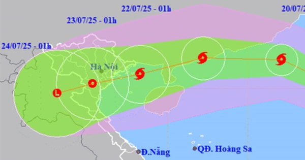 Tin bão Wipha mới nhất: Hôm nay Biển Đông đón b...