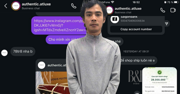Thanh niên lừa đảo bán túi xách hiệu Louis Vuitton, Chanel, Gucci thu lợi hơn 6 tỷ đồng bị bắt