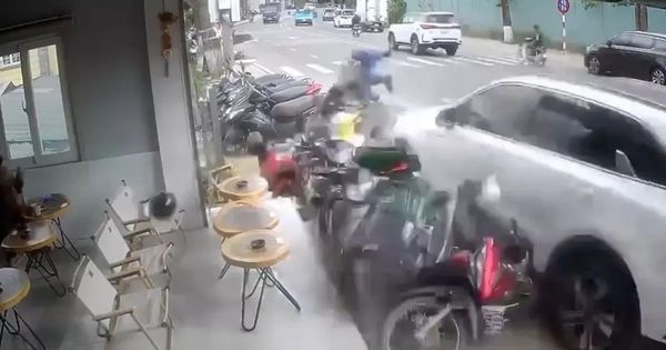 Nguyên nhân vụ ô tô tông hàng loạt xe máy, hất văng người xuống đường
