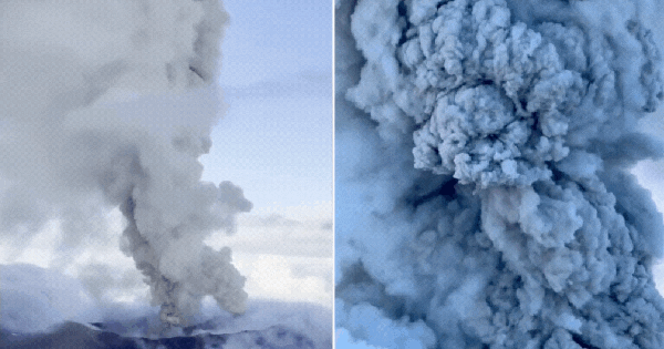 Video cận cảnh núi lửa Nga phun trào kinh hoàng sau hàng trăm năm "ngủ yên"