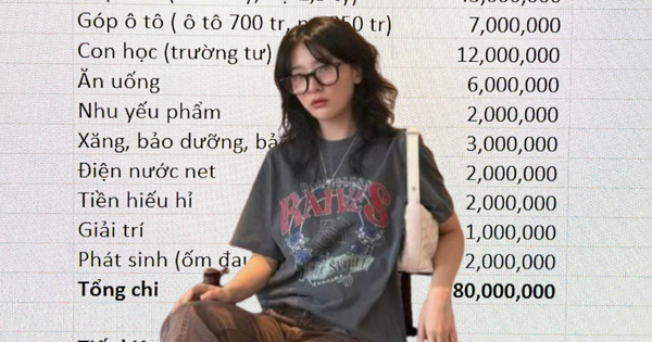 Bảng chi tiêu của vợ chồng ở Đà Nẵng khiến nhiều người khó nghĩ: Tiết kiệm hơn 71 triệu/tháng, biết nói gì giờ?