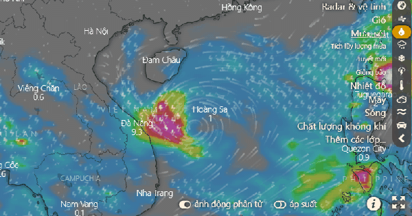 Ứng dụng xem đường đi của bão hot nhất lúc này, dễ xem dễ hiểu, người dùng nên tải ngay