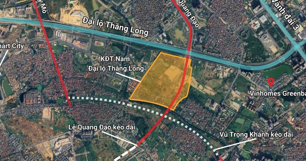 Hà Nội sắp có KĐT 20.000 tỷ đồng, rộng 75 ha nằm cạnh Đại Lộ Thăng Long