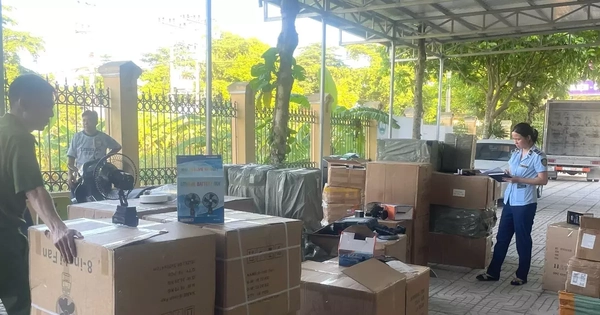 Phạt 25 triệu đồng, buộc tiêu hủy 1.832 sản phẩm đồ điện nhập lậu