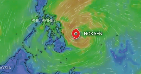Áp thấp nhiệt đới mạnh lên thành bão Nokaen