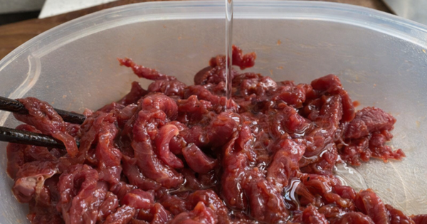 Thêm 1 loại quả vào ướp, thịt bò nấu xong mềm mọng, thơm ngon, bổ sung sắt cực tốt