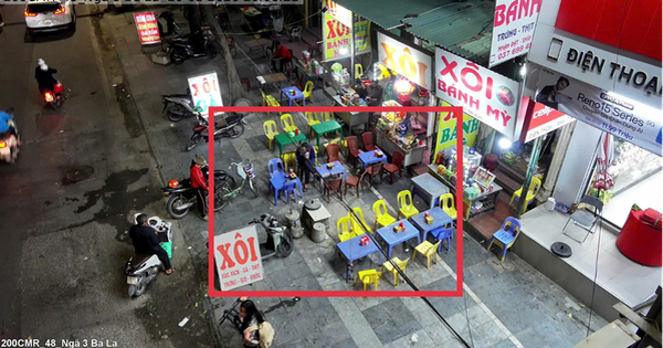 Camera AI "phạt nguội" 269 trường hợp lấn chiếm vỉa hè, xả rác ở Hà Nội