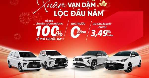 Toyota tung ưu đãi lớn tháng 1: Tri ân khách hàng, chào mừng năm mới