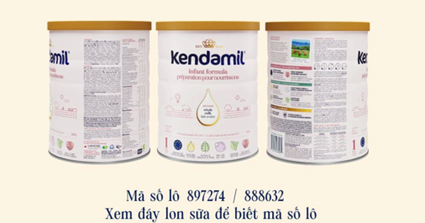 Kendamil Thu Hồi Sữa Công Thức Tại Canada Do Lo Ngại Độc Tố Cereulide