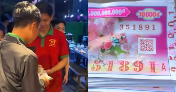 Nhân viên quán nhậu Tây Ninh trúng 18 tỷ đồng, hào phóng chia tiền cho đồng nghiệp và người bán vé