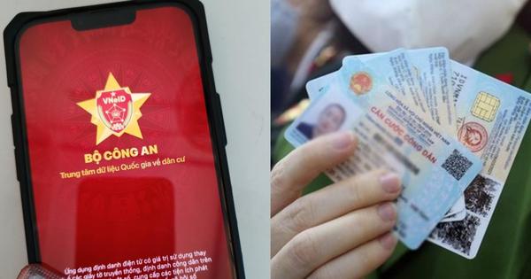 Thẻ Căn cước tích hợp thông tin CMND 9 số, định danh đã hủy trên VNeID và bộ phận lưu trữ